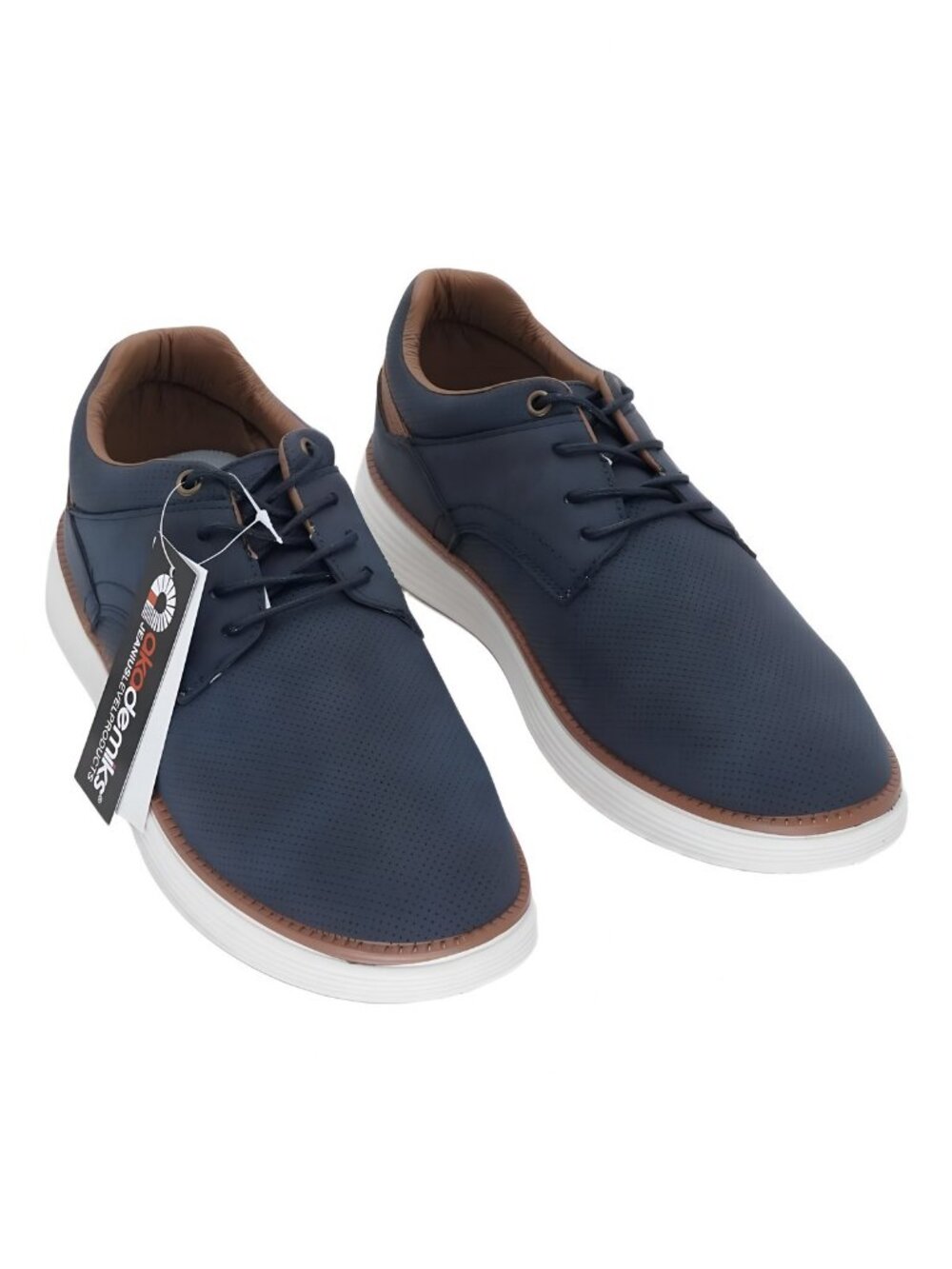 Akademiks Men's Dayton Oxford Navy Size 9M